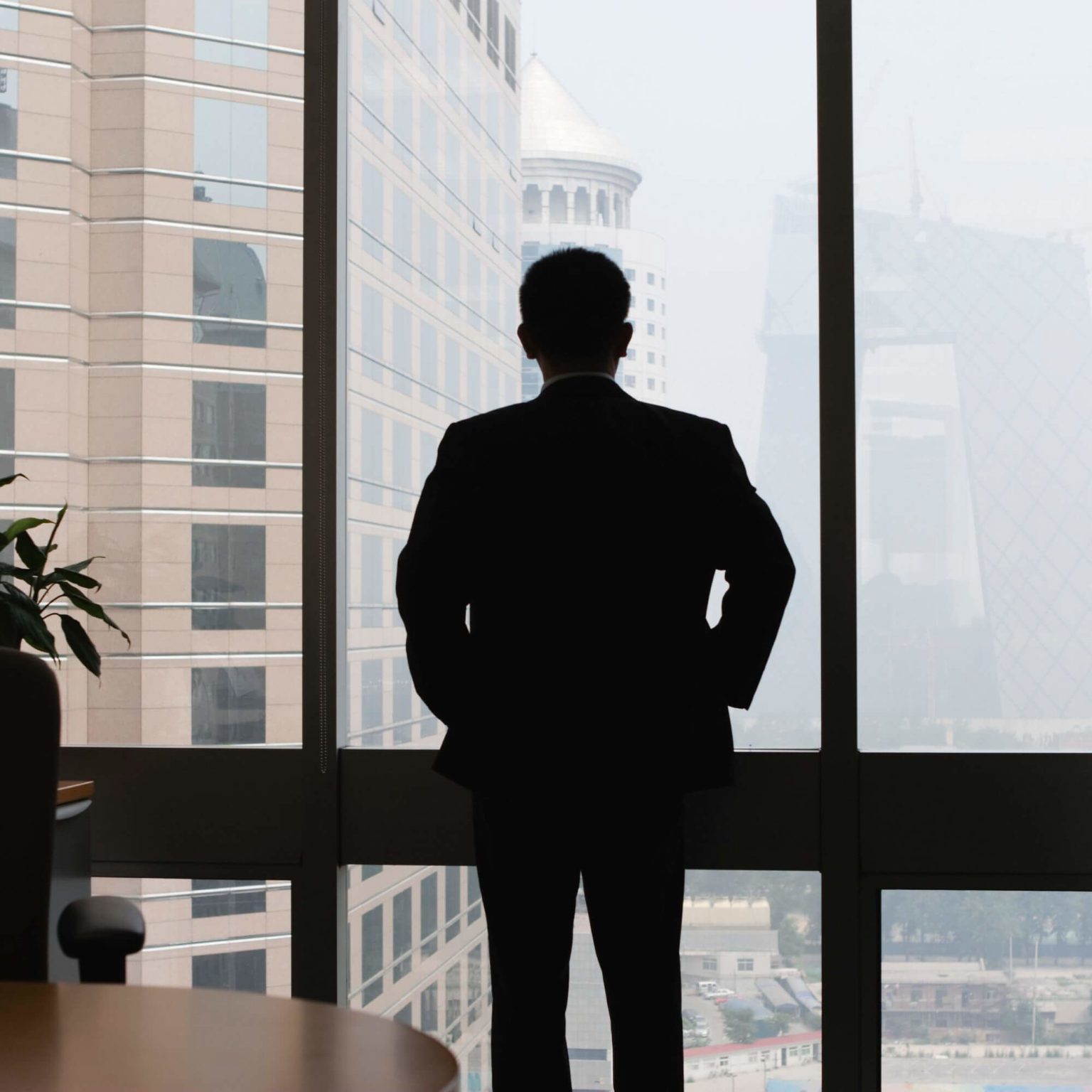 Leadership Resiliency - a CEO looks trough the window